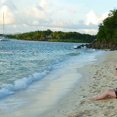 4. Hawksnest Bay, Honeymoon Beach Sunset